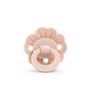 Elodie Details - Smoczek silikonowy Binky Bloom - 3 m+, Powder Pink